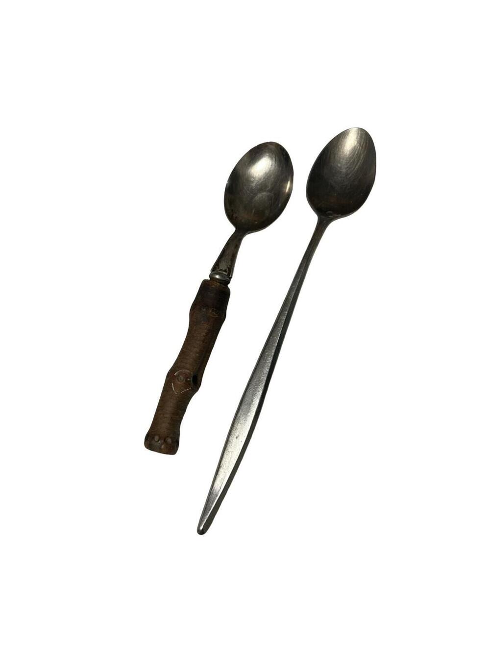 Vintage‎ Japanese Stainless Steel Spoon Lot – Supreme & Wooden Handle
